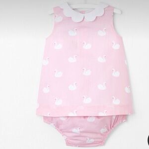 Jacadi swan dress, size 12M
